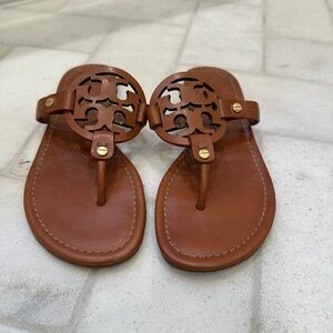 Tory Burch Miller Leather Sandal size 6